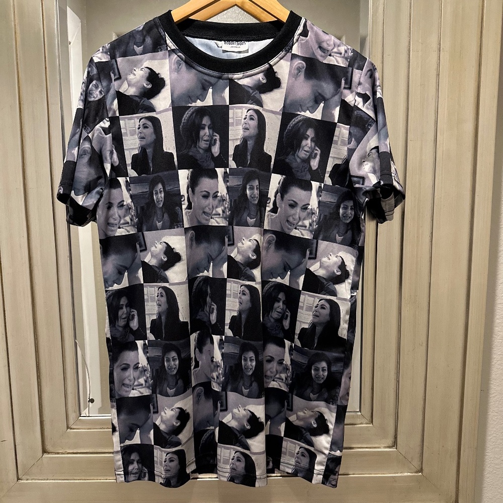 Kim Kardashian crying shirt
